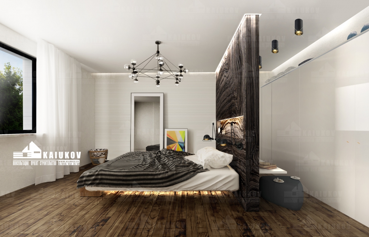 Интерьер Квартиры со спальней